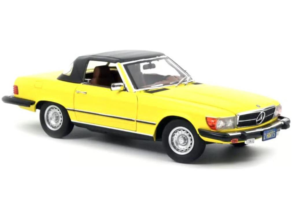Mercedes-Benz 450 SL (US Version) Yellow 1979 1:18 Scale Norev Diecast Model Car-Norev-Diecast Model Centre