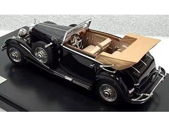 Mercedes-Benz 500K Cabriolet C Black 1935 1:43 Scale Resin Car – Matrix-Matrix-Diecast Model Centre