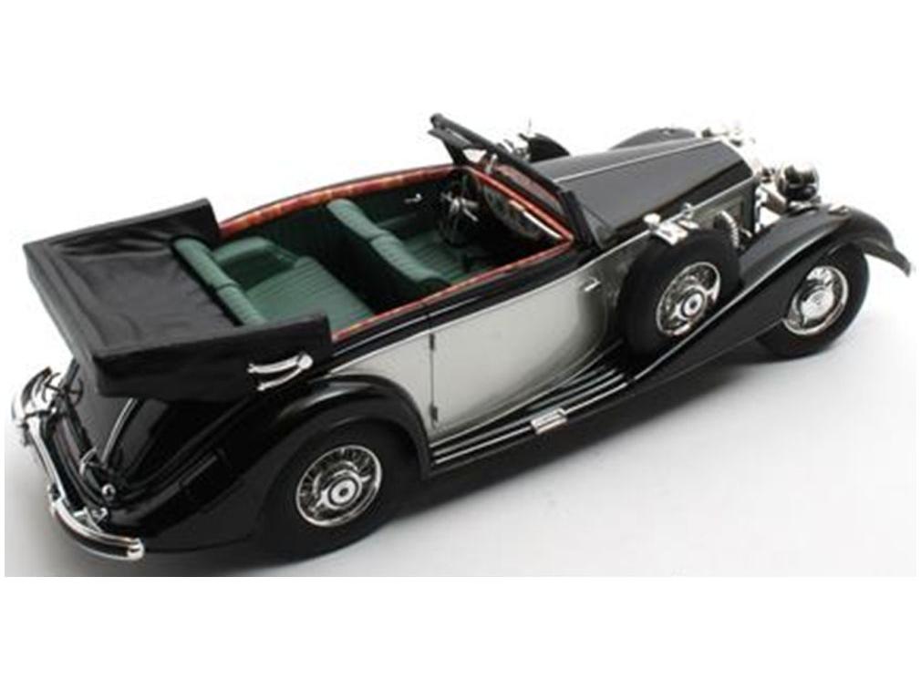 Mercedes-Benz 540K Cabriolet B Black/Silver 1936-1938 1:18 Scale Cult Resin Model Car-Cult-Diecast Model Centre