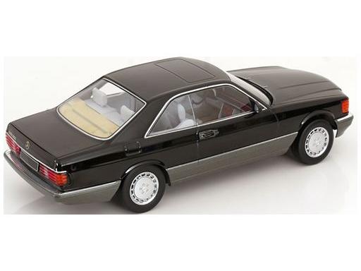 Mercedes-Benz 560 SEC C126 Black 1:18 Scale Diecast Car – KK Scale-KK Scale-Diecast Model Centre