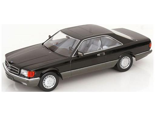 Mercedes-Benz 560 SEC C126 Black 1:18 Scale Diecast Car – KK Scale-KK Scale-Diecast Model Centre