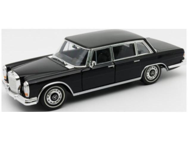 Mercedes-Benz 600 1963 Black 1:24 Scale Welly Diecast Model-Welly-Diecast Model Centre