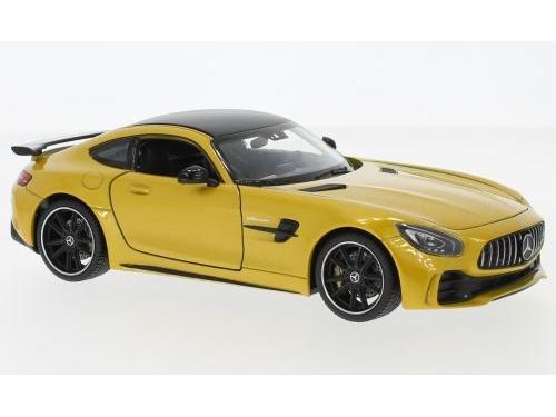 Mercedes-Benz AMG GT R Yellow 1:24 Scale Welly Diecast Model-Welly-Diecast Model Centre