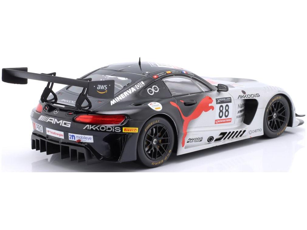 Mercedes-Benz AMG GT3 #88 Winner 24H Spa 2022 AKKodis ASP Marciello/Juncadella/Goun 1:18 Scale IXO Diecast Model Car-IXO-Diecast Model Centre