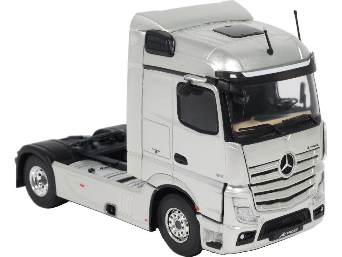 Mercedes-Benz Actros L Silver 2024 1:43 Scale Diecast Truck – Solido-Solido-Diecast Model Centre