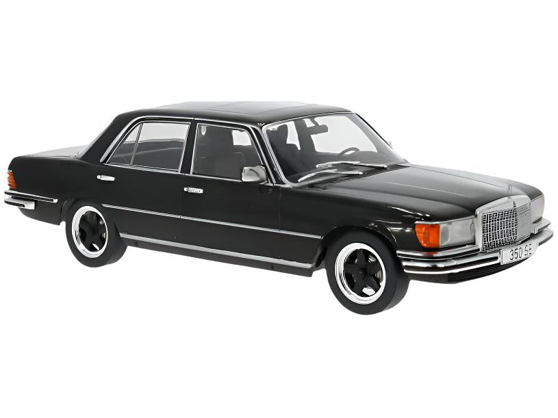 Mercedes-Benz S Class W116 1972 Black 1:18 Model Car | Premium