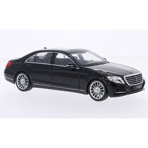 Mercedes-Benz S-Class (W222) 2013 black - 1:24 scale Diecast Model Car-Welly-Diecast Model Centre