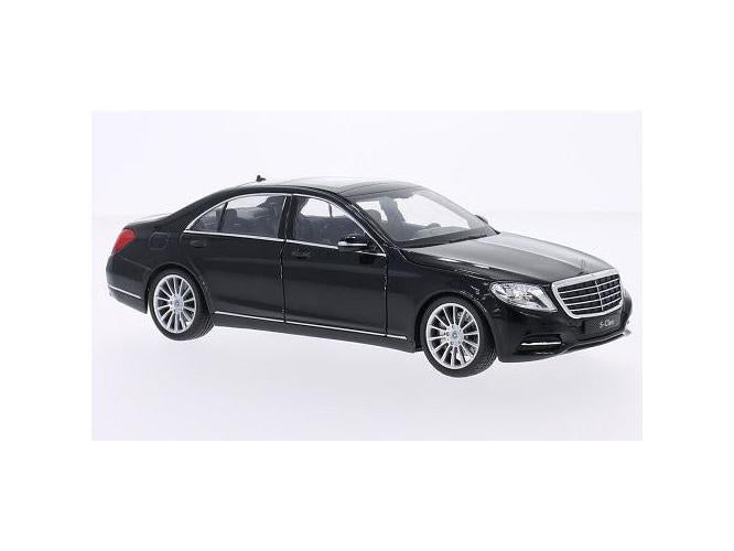 Mercedes-Benz S-Class (W222) 2013 black - 1:24 scale Diecast Model Car-Welly-Diecast Model Centre