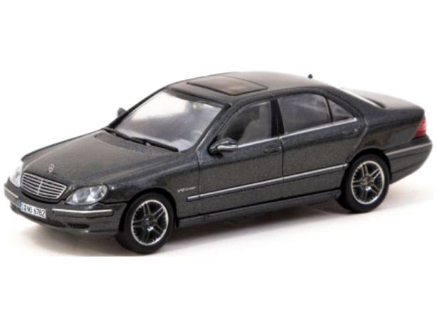 Mercedes-Benz S65 AMG Metallic Dark Grey 1:64 Scale Tarmac Works Diecast Model-Tarmac Works-Diecast Model Centre