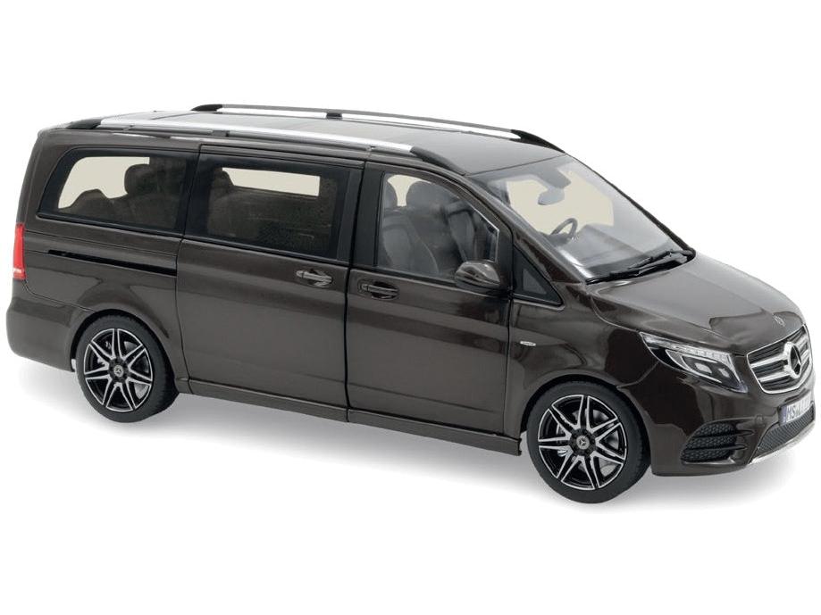 Mercedes- Benz V Class AMG-Line Dolomite Brown Metallic 2018 1:18 Scale Diecast Model Car – Norev-Norev-Diecast Model Centre