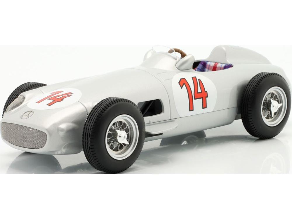 Mercedes-Benz W196 Stirling Moss #14 2nd Belgian GP F1 1955 1:18 Scale Werk83 Diecast Model Car-Werk83-Diecast Model Centre