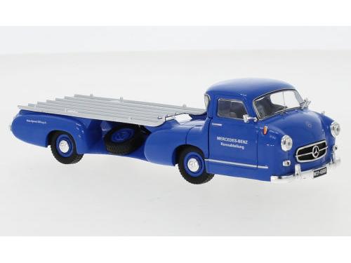 Mercedes Renntransporter 1955 Blue Wonder 1:43 Scale IXO Diecast Model Truck-IXO-Diecast Model Centre