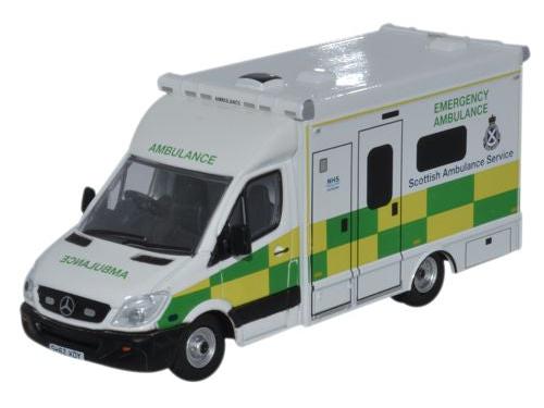Mercedes Sprinter Ambulance Scottish Ambulance Service 1:76 Scale Oxford Diecast Model-Oxford Diecast-Diecast Model Centre