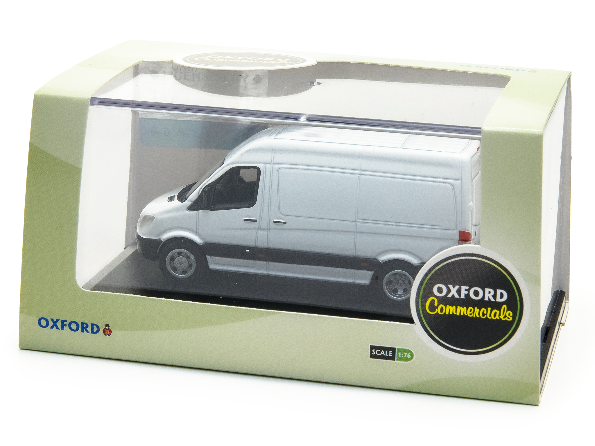 Mercedes Sprinter white - 1:76 Scale Diecast Model Van-Oxford Diecast-Diecast Model Centre