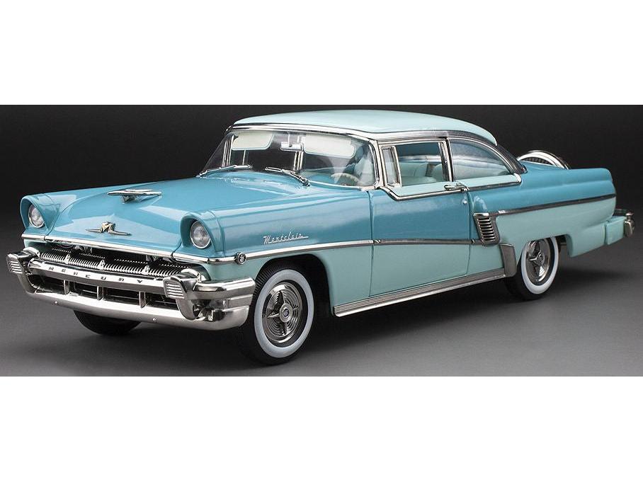 Mercury MontClair Hard Top 1956 w/Spare Tyre Niagara Blue/Lauderdale Blue 1:18 Scale Sun Star Diecast Model Car-Sun Star-Diecast Model Centre
