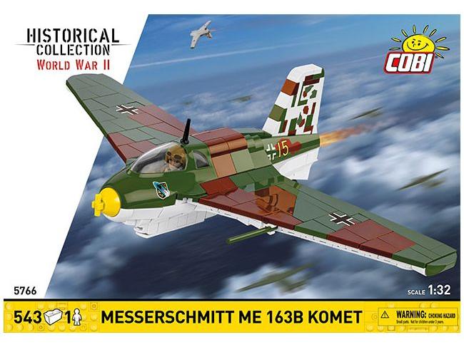 Messerschmitt ME 163B KOM WWII (535 pcs) Cobi Brick Build Kit-Cobi-Diecast Model Centre