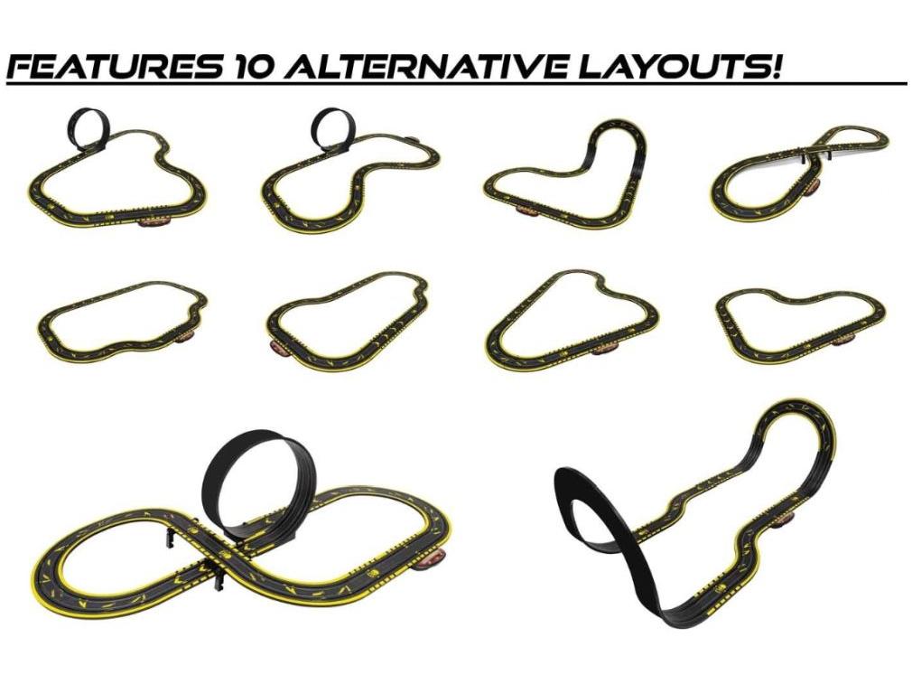 Micro Scalextric Batman vs Joker Set Battery Powered Race Set 1:64 Scale-Scalextric-Diecast Model Centre