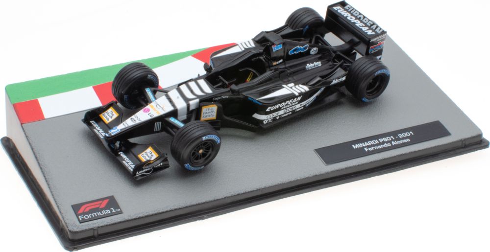 Minardi PS01 #21 F1 2001 Fernando Alonso - 1:43 Scale Model Car-Unbranded-Diecast Model Centre