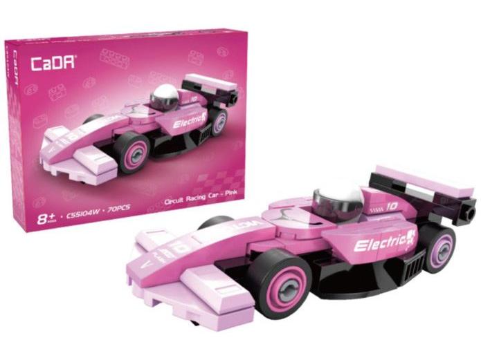 Mini Pink Circuit Racing Car Brick Builder (70 pcs) Cada Kit-Cada-Diecast Model Centre