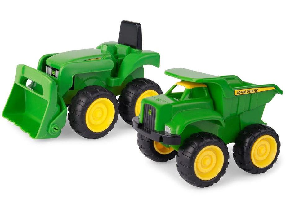 Mini Sandbox Tractor And Dump Truck Set - Britains (Young Farmer)