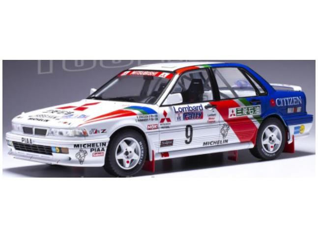 Mitsubishi Galant VR-4 #4 A.Vatanen/B.Berglund RAC Rally 1990 1:18 Scale Diecast Model-IXO-Diecast Model Centre