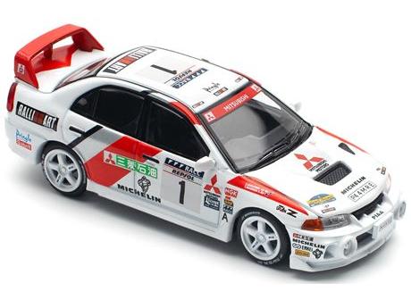 Mitsubishi Lancer EVO IV #1 Makinen Winner Rallye Catalunya 1997 1:64 Scale Pop Race Diecast Model-Pop Race-Diecast Model Centre