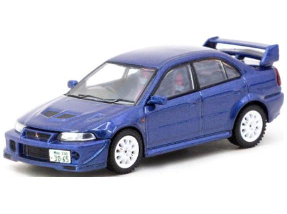 Mitsubishi Lancer Evolution VI Blue 1:64 Scale Diecast Car – Tarmac Works-Tarmac Works-Diecast Model Centre