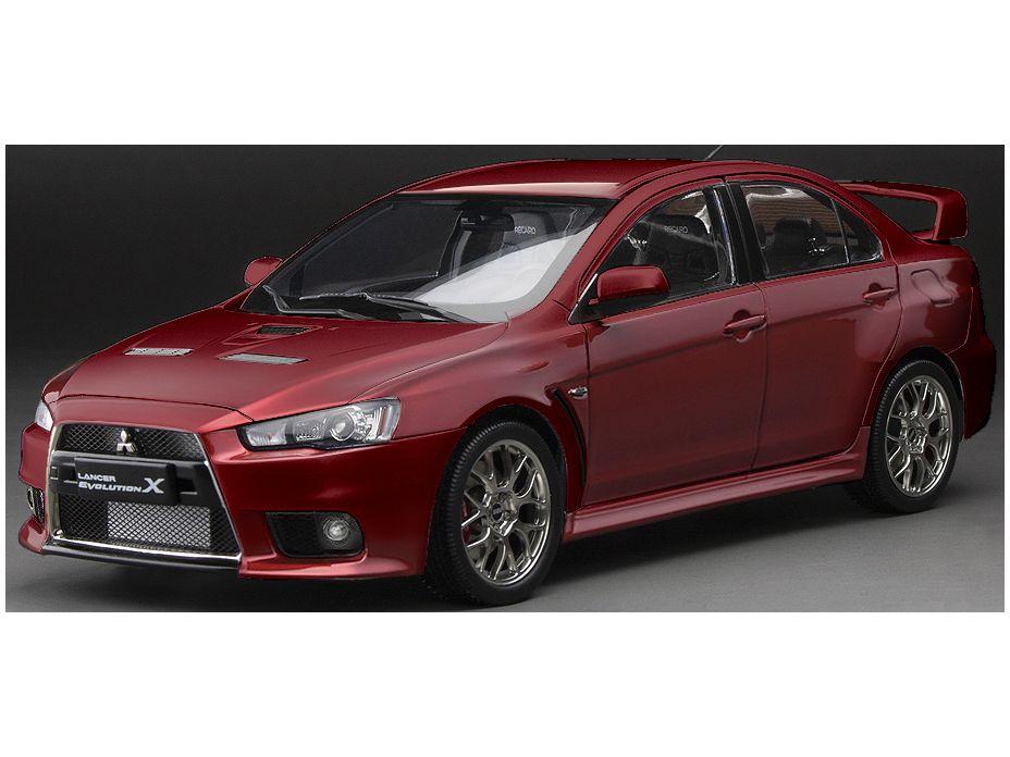 Mitsubishi Lancer Evolution X Red Metallic LHD 1:18 Scale Sun Star Diecast Model Car-Sun Star-Diecast Model Centre
