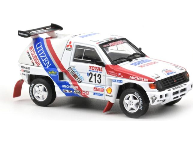 Mitsubishi Pajero #213 Dakar Rally 1992 K.Shinozuka - 1:43 Scale Diecast Model Car-Norev-Diecast Model Centre