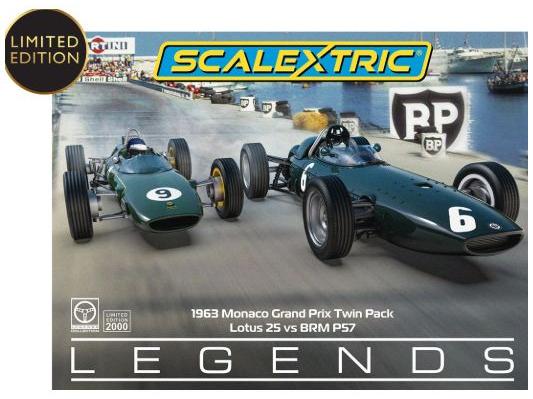 Monaco Carlo Grand Prix Twin Pack 1963 1:32 Scale Scalextric-Scalextric-Diecast Model Centre