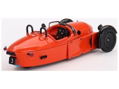 Morgan Super 3 Coral Orange 1:43 Scale TrueScale Miniatures Resin Model-TrueScale Miniatures-Diecast Model Centre