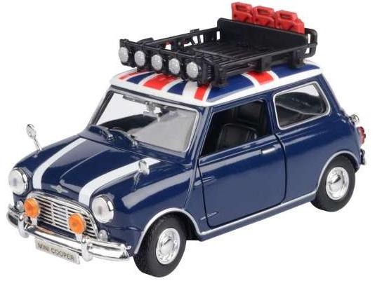 Morris Mini Cooper with Roof Rack 1:18 Scale Diecast Car – Motormax-Motormax-Diecast Model Centre