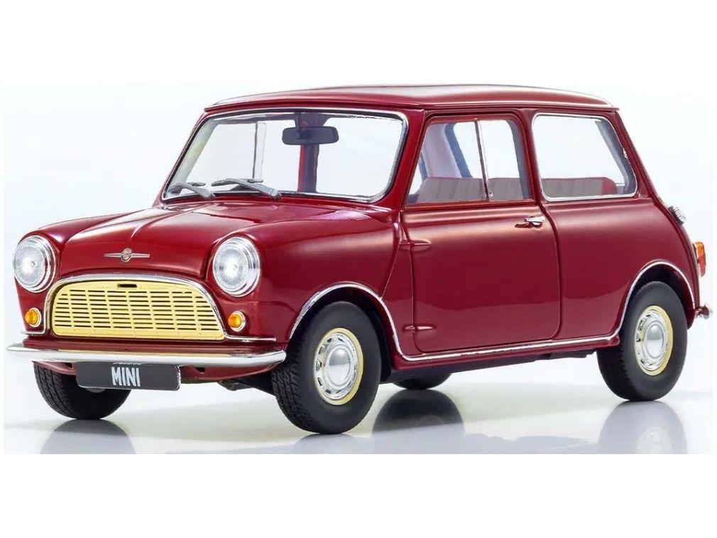 Morris Mini-Minor Cherry Red 1:18 Scale Diecast Model Car – Kyosho-Kyosho-Diecast Model Centre