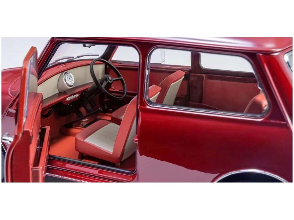 Morris Mini-Minor Cherry Red 1:18 Scale Diecast Model Truck – Kyosho-Kyosho-Diecast Model Centre