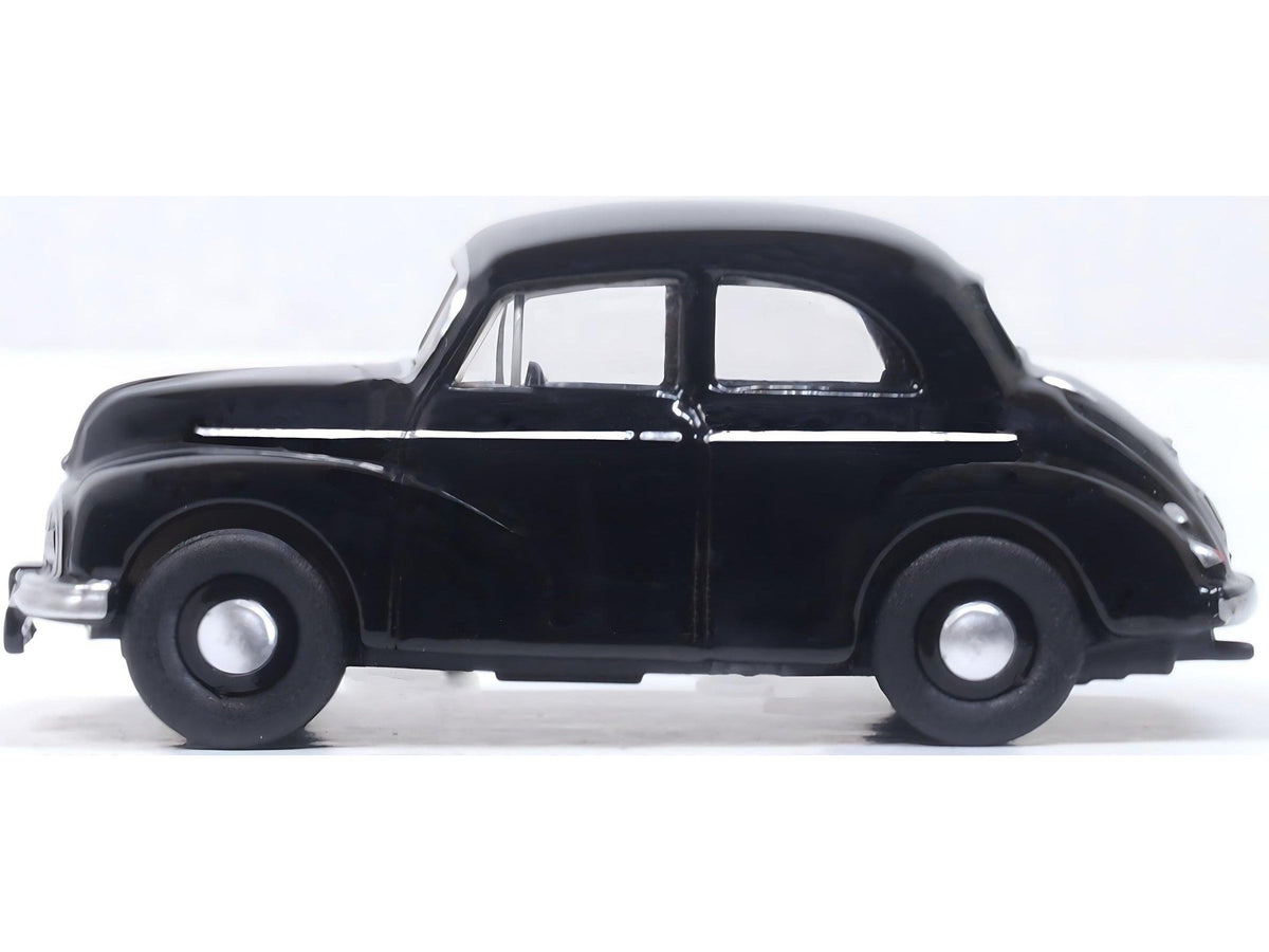 Morris Minor MMS Saloon Black 1:76 Scale Diecast Car – Oxford Diecast-Oxford Diecast-Diecast Model Centre