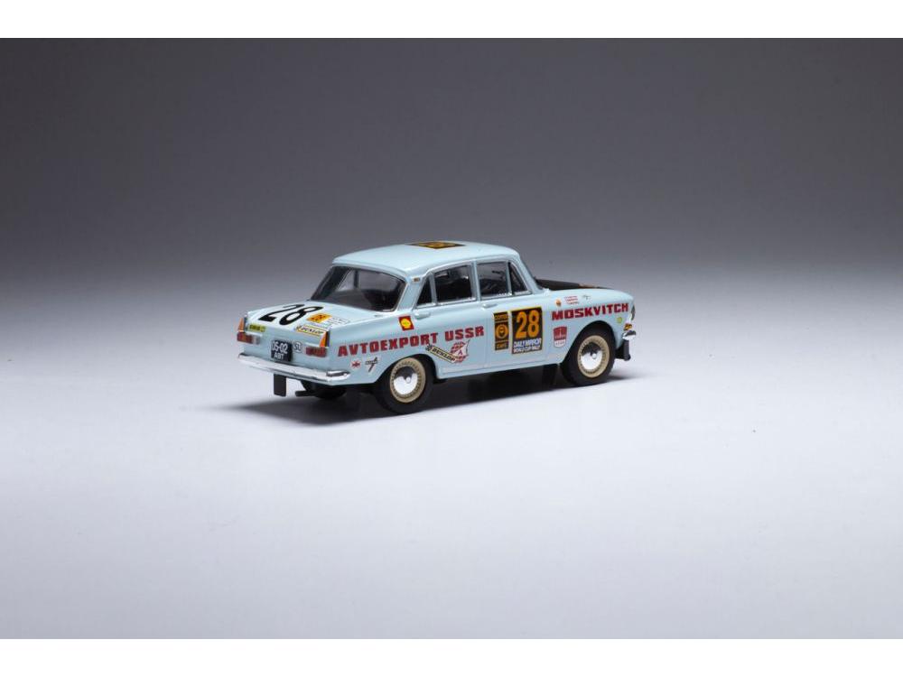 Moskwitsch 412 #28 Rally London/Mexico 1970 L.Potapcikas/Y.Lesovskiy/E.Bazhenov 1:43 Scale IXO Diecast Model Car-IXO-Diecast Model Centre