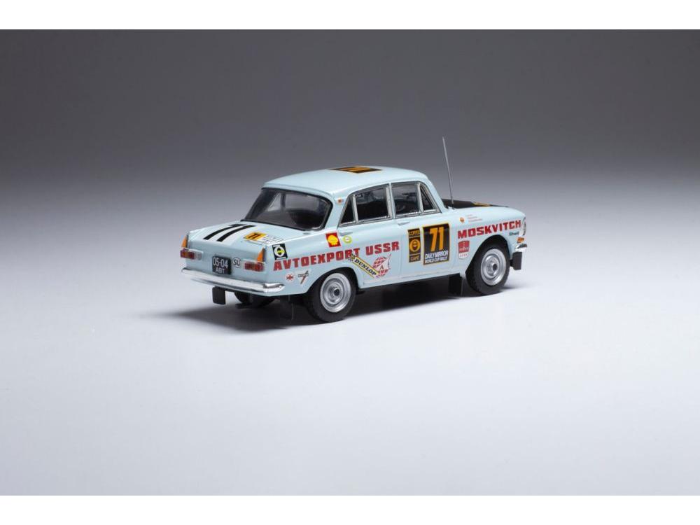Moskwitsch 412 #71 Rally London/Mexico 1970 G.Holm/V.Boubnov/K.Guiradouskas 1:43 Scale IXO Diecast Model Car-IXO-Diecast Model Centre
