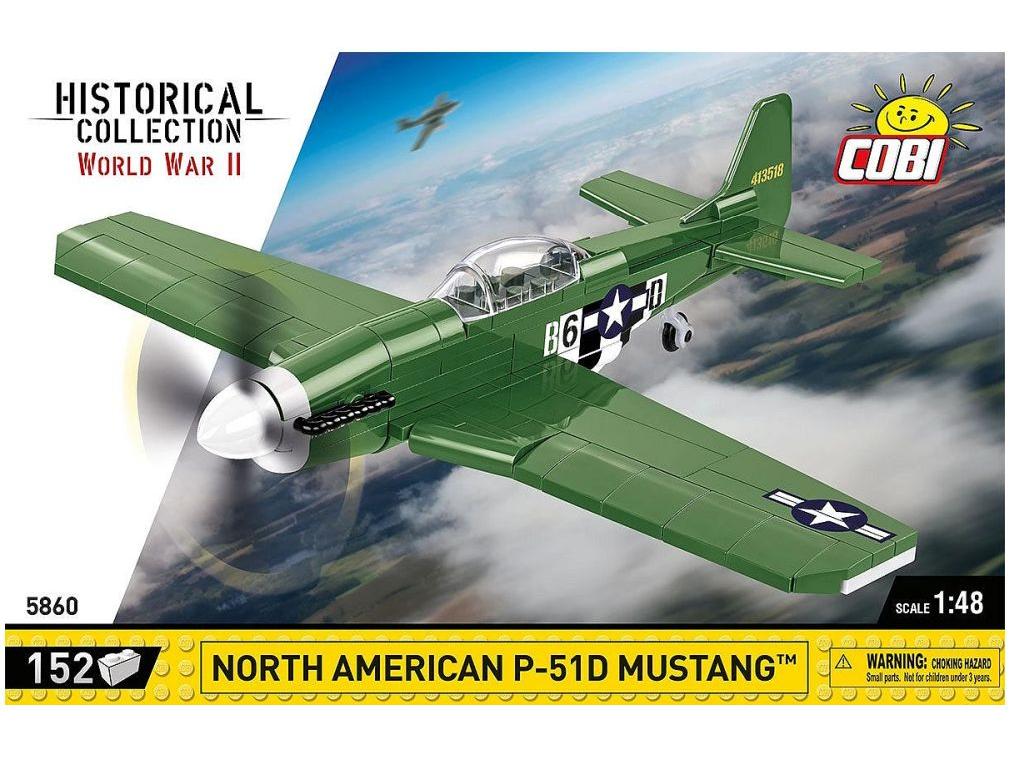 Mustang P-51 WWII (150 pcs) Cobi Brick Build Kit-Cobi-Diecast Model Centre