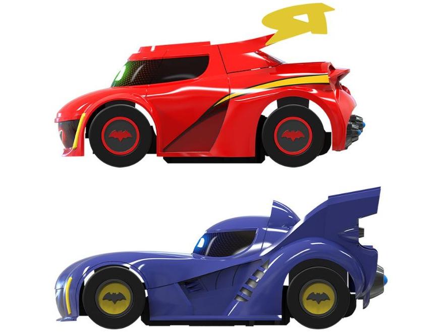 My First Scalextric Batwheels Batman vs Robin Battery Powered Race Set 1:64 Scale-Scalextric-Diecast Model Centre