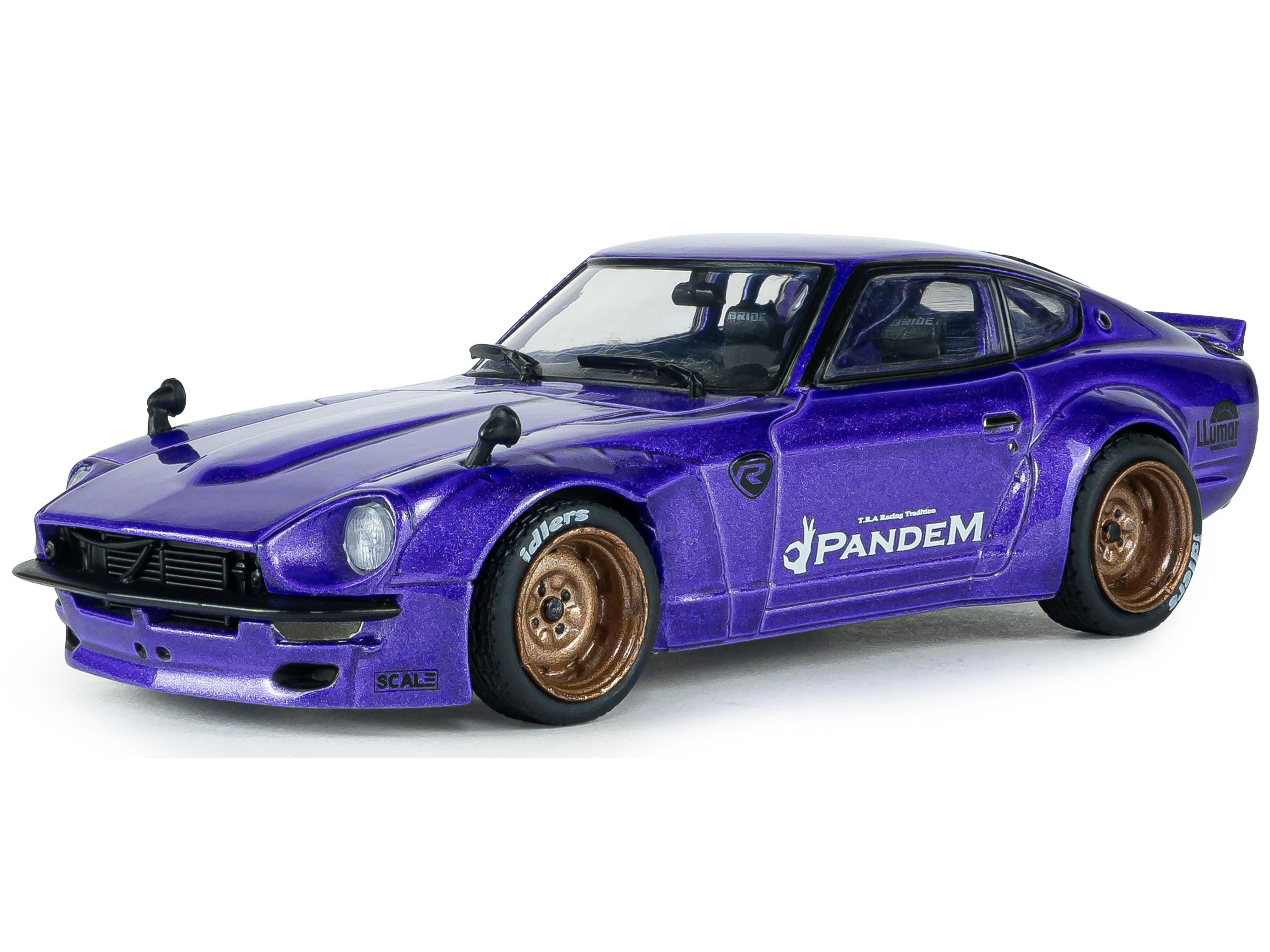 Nissan 240Z PANDEM Purple Metallic 1973 1:43 Scale Solido Diecast Model Car-Solido-Diecast Model Centre