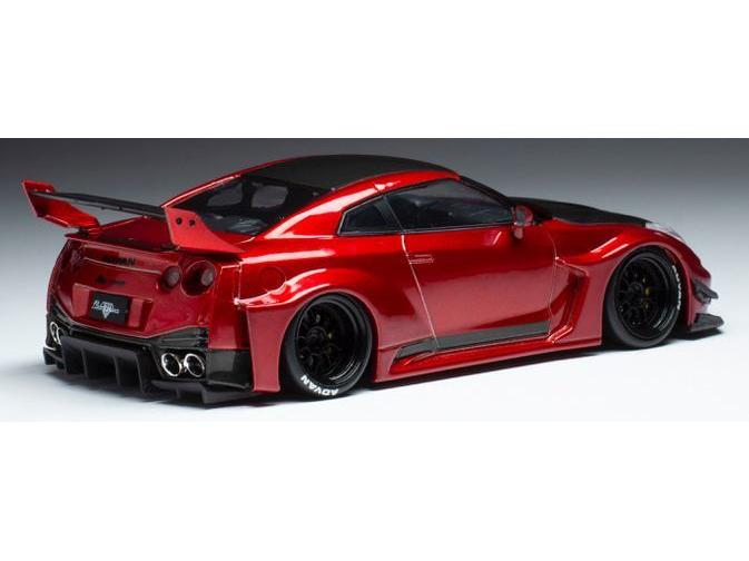 Nissan 35GT-RR LB-Silhouette Works GT Red 2019 Basis GT-R (R35) 1:43 Scale IXO Diecast Model Car-IXO-Diecast Model Centre