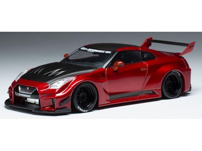 Nissan 35GT-RR LB-Silhouette Works GT Red 2019 Basis GT-R (R35) 1:43 Scale IXO Diecast Model Car-IXO-Diecast Model Centre
