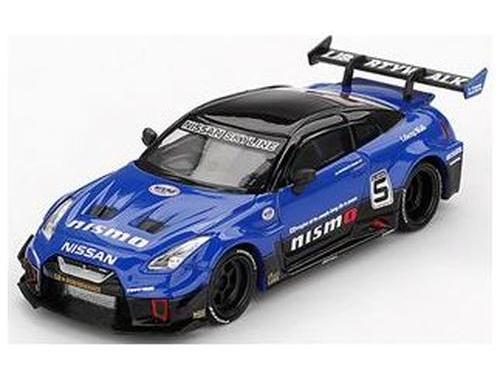 Nissan 35GT-RR VER.2 LB Silhouette Works GT Blue (LHD) 1:64 Scale MINI GT Diecast Model Car-MINI GT-Diecast Model Centre