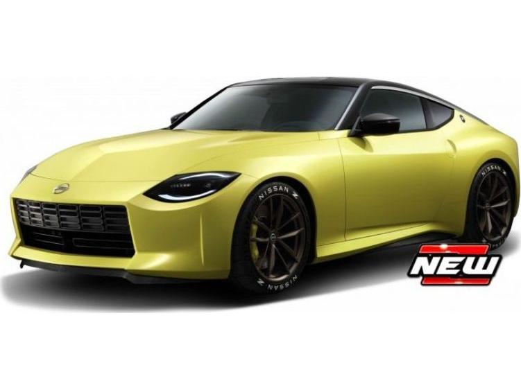 Nissan 400Z 2022 Yellow Black 1:24 Scale Maisto Diecast Model-Maisto-Diecast Model Centre