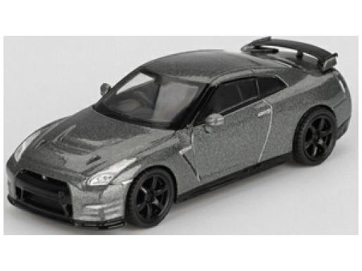 Nissan GT-R 2013 Dark Metal Grey (NISMO R35 CRS Version) (RHD) Blister Packaging 1:64 Scale MINI GT Diecast Model Car-MINI GT-Diecast Model Centre