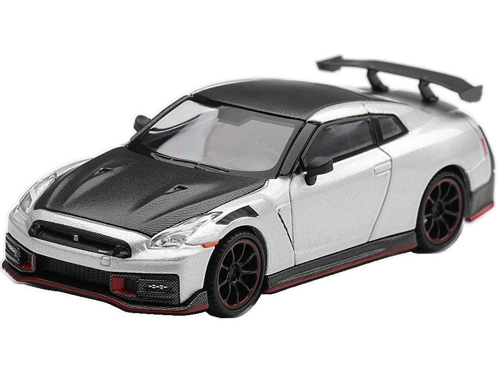 Nissan GT-R Nismo 2024 Silver (LHD) 1:64 Scale Diecast Car – MINI GT-MINI GT-Diecast Model Centre