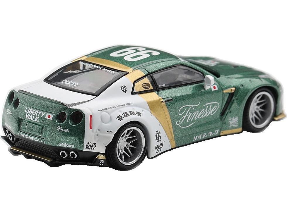 Nissan GT-R (R35) LB Works Type 1 Custom Ducktail Auto Finesse (LHD) Blister Packing 1:64 Scale Diecast Car – MINI GT-MINI GT-Diecast Model Centre