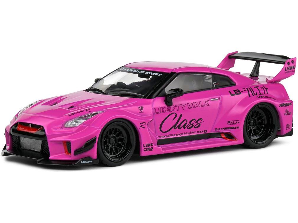 Nissan GTR35 LBWK Silhouette 2019 Purple 1:43 Scale Solido Diecast Model-Solido-Diecast Model Centre