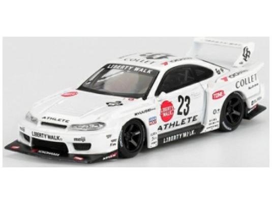Nissan LB-SUPER Silhouette S15 Silvia Athlete (RHD) Blister Packaging 1:64 Scale MINI GT Diecast Model Car-MINI GT-Diecast Model Centre