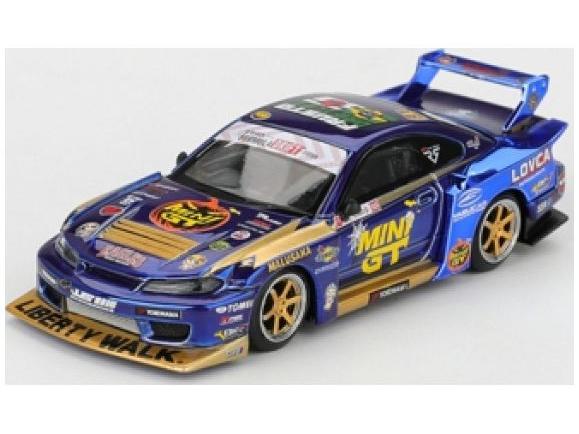 Nissan LB-Super Silhouette S15 Silvia #555 Liberty Walk 2025 Halloween (RHD) 1:64 Scale Diecast Model Car – MINI GT-MINI GT-Diecast Model Centre
